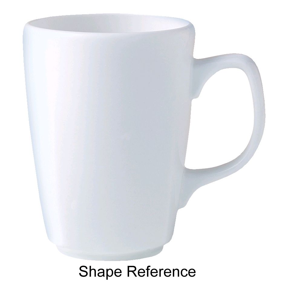 Steelite Distinction Ambassador Hunter Green White 8.5 Oz Mug