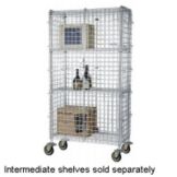 Focus Foodservice Chromate 24 x 48 x 63" Mobile Security Cage Kit