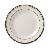 Vertex&reg; China Del Mar Green Collection 10-1/2 In. White Plate