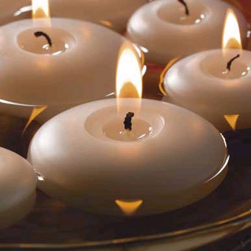 Hollowick White Floating 3" Candle