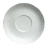 Tuxton 4-1/2" Demitasse Saucer, Chicago Series, Porcelain White