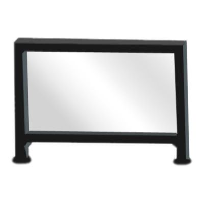 Cal-Mil&reg; Black Iron Collection 4" x 2" Sign Holder