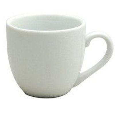 Oneida Delco Ceramicor Bright White 3.5 oz Stackable A.D. Cup