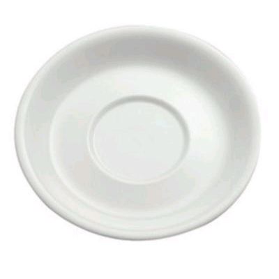 Oneida Delco Ceramicor Bright White Standard Saucer, 5-5/8"