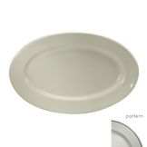 Buffalo Niagara Green Oval Rolled Edge Platter, 8-1/8 x 5&frac12;