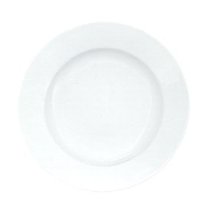 Millenia Flat Plate, White, 8-1/4"