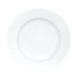 Millenia Flat Plate, White, 8-1/4"