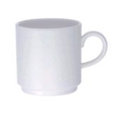 Easy Stackable Mug, White, 9 oz