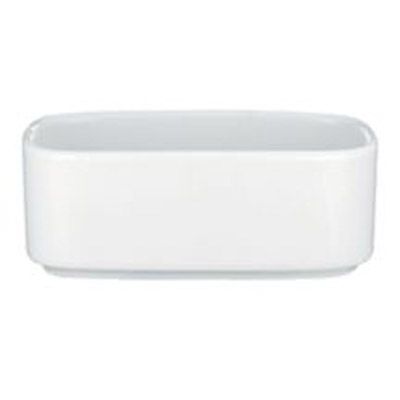 Universal Rectangular Sugar Bowl, White, 4"