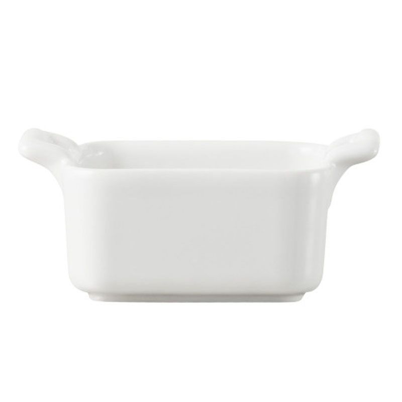 Revol&reg; USA 2-3/4 Oz. White Mini Square Dish