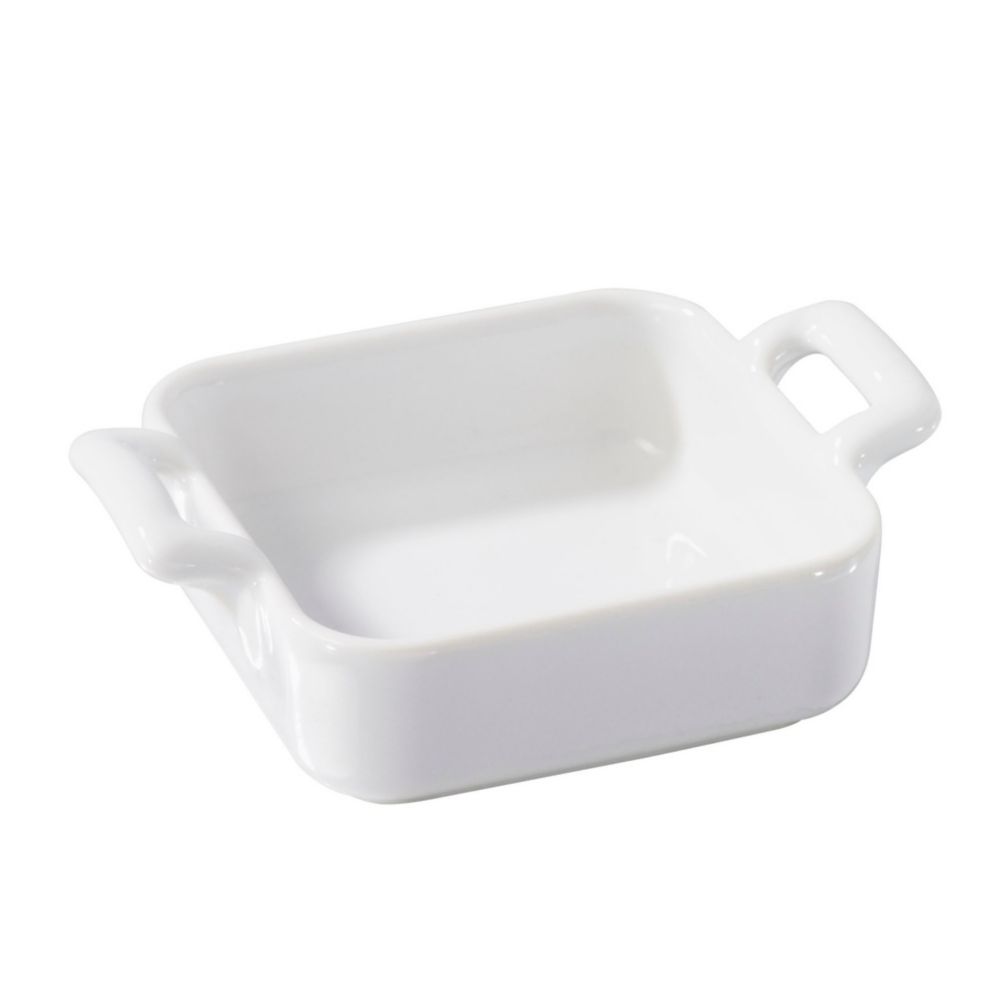 Revol&reg; USA 1-3/4 Oz. White Mini Square Dish