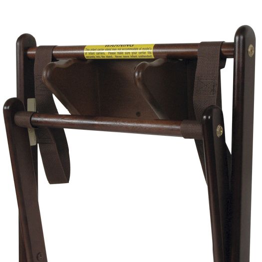 Old Dominion Mahogany Finish Infant Carrier Stand Rack