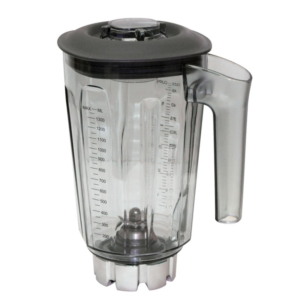 Bar Maid 48 Oz Polycarbonate Blender Container w / Blade Assembly, Collar, Lid