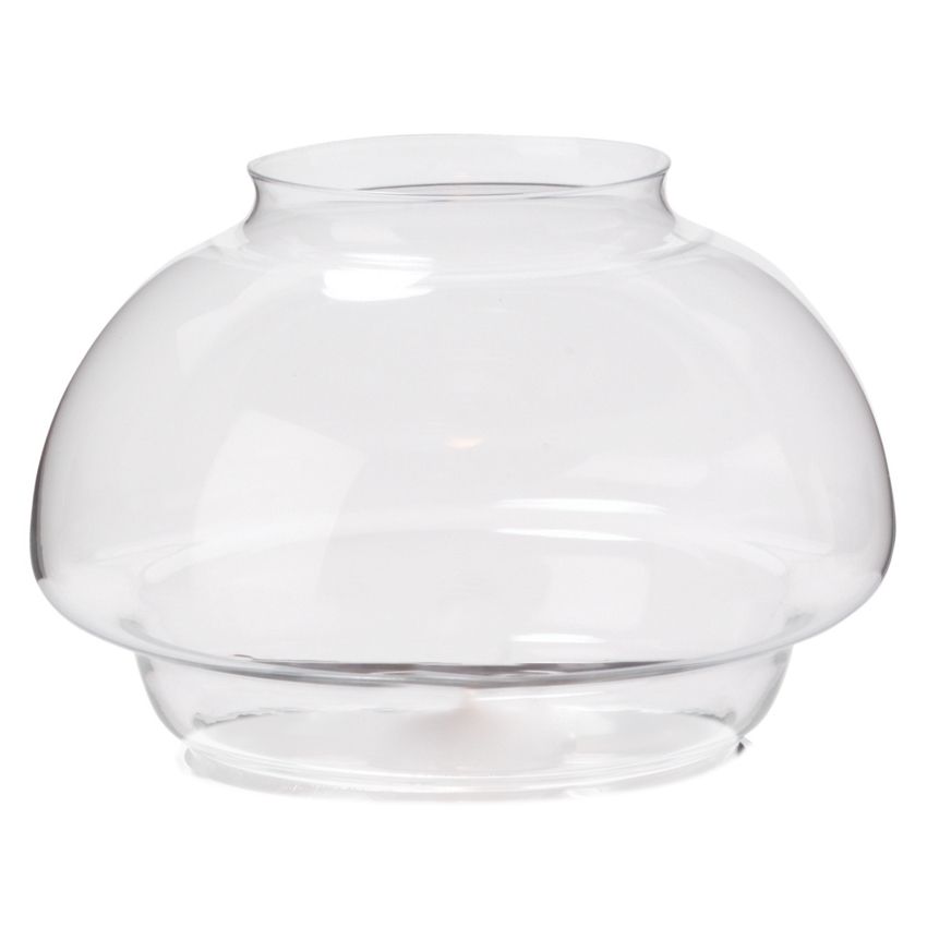 Hollowick Clear Mushroom Fitter Globe For 3" Base