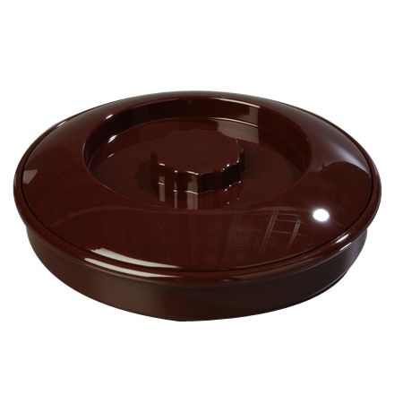 Carlisle Tortilla Server w/ Lid, Brown, 7-1/2"
