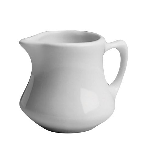 Hall&reg; China White 2.5 Oz. Empire Creamer with Handle