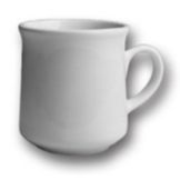 Hall&reg; China White 9 Oz. Coffee Mug