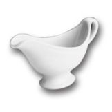 Hall&reg; China White 7.75 Oz. Sauce Boat