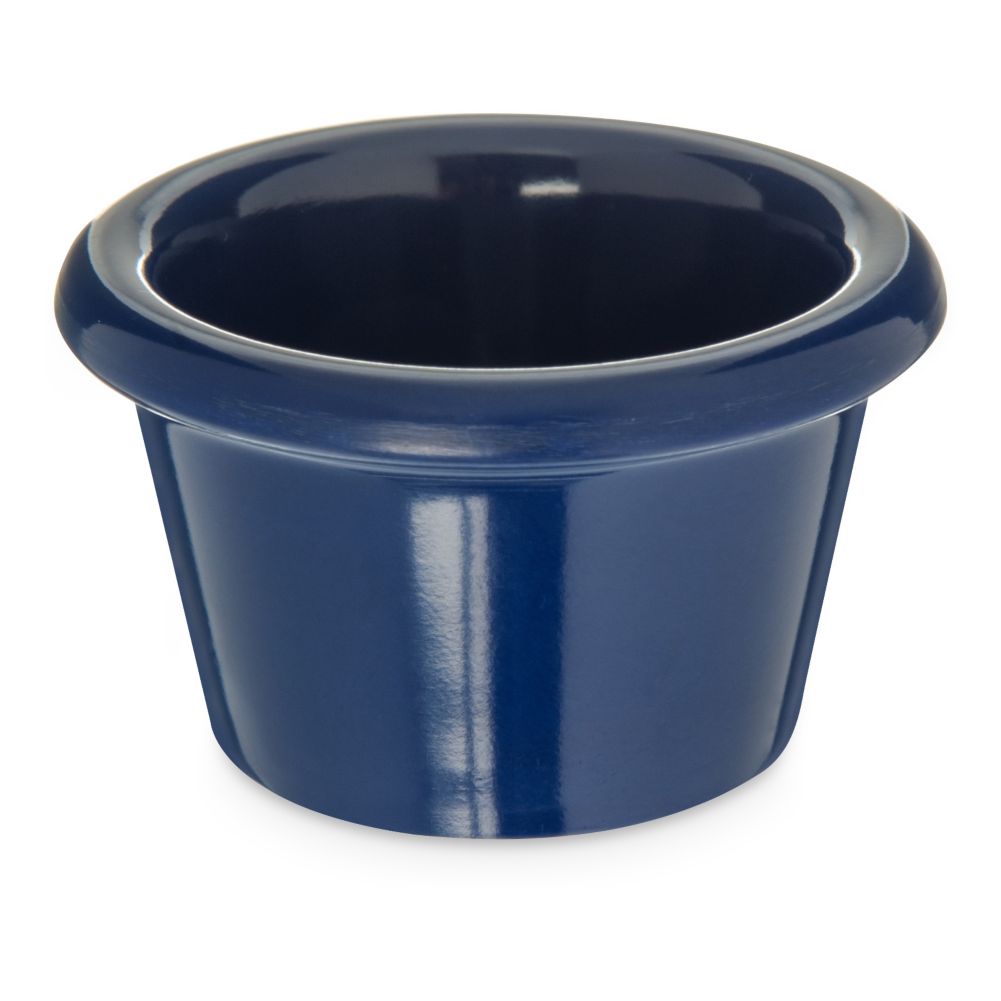 Carlisle&reg; Smooth Melamine Ramekin, Cobalt Blue, 1.5 oz