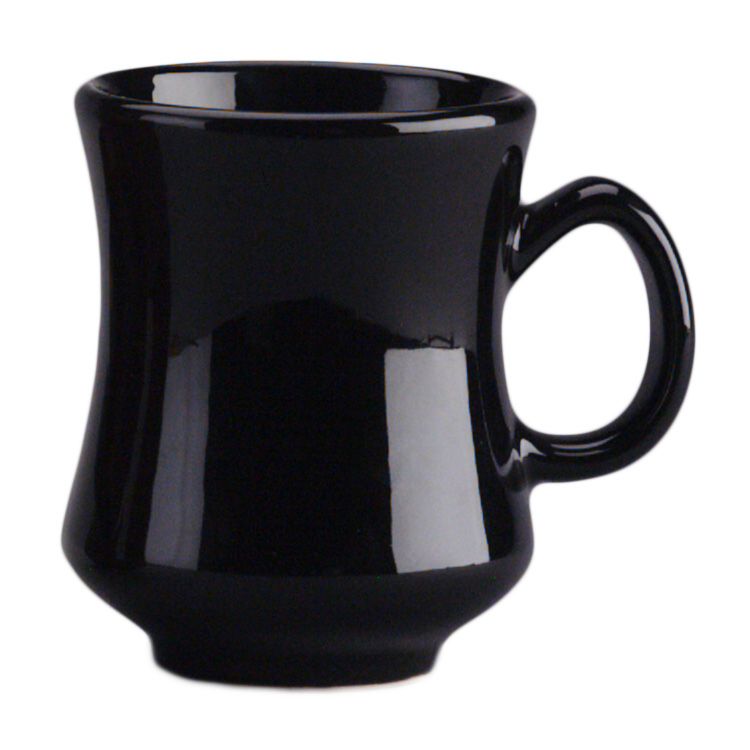 Diversified Ceramics Black 8.5 oz Madrid Mug