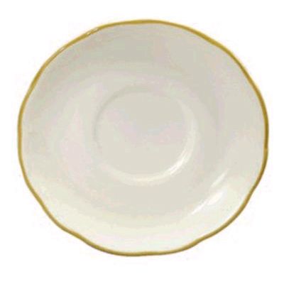 Buffalo Manhattan Gold Caprice Saucer, 5-5/8"