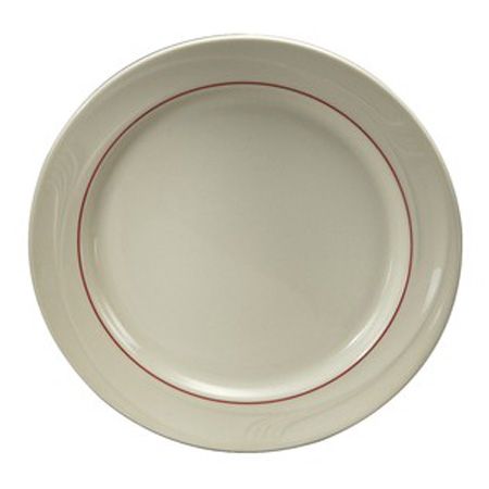 Espree Accent Burgundy Plate, 6&frac14;"