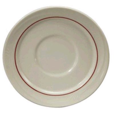 Espree Accent Burgundy Saucer, 5&frac12;"