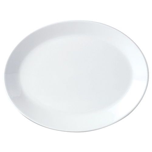 Steelite Performance Simplicity White 12" Oval Coupe Platter