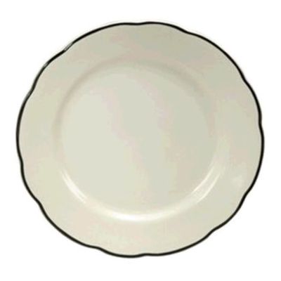 Buffalo Manhattan Black Caprice Plate, 9"