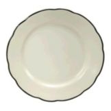 Buffalo Manhattan Black Caprice Plate, 10&frac12;"