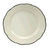 Buffalo Manhattan Black Caprice Plate, 7-3/8"
