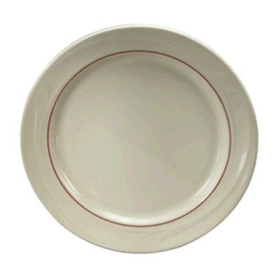 Espree Accent Burgundy Plate, 10&frac14;"