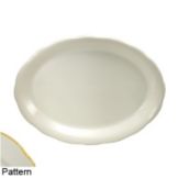 Buffalo Manhattan Gold Caprice Oval Platter, 11-5/8 x 8-7/8"