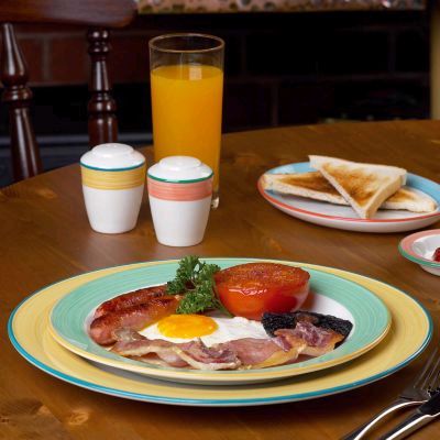 Steelite  Simplicity Rio Blue 6-1/4" Slimline Plate