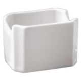 Diversified Ceramics White Plain Sugar Packet Holder
