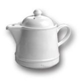 Hall&reg; China 12 Oz. Bright White Teapot with Lid