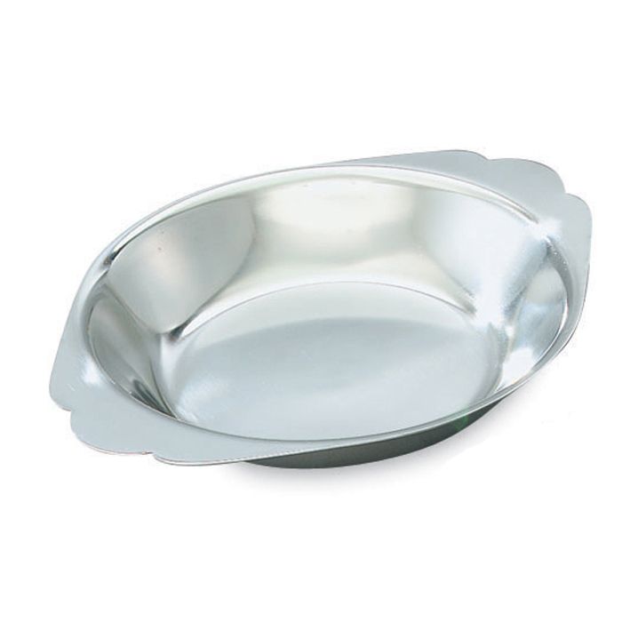 Round Mirror Finish S/S Au Gratin Dish, 6 oz