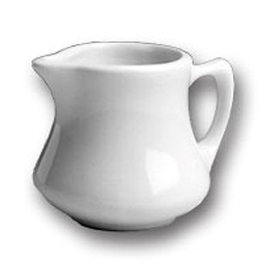 Hall&reg; China Bright White 7-3/4 Oz. Empire Creamer with Handle