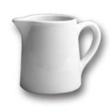 Hall&reg; China White 3 Oz. Tankard Creamer with Handle