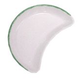 Steelite Performance Simplicity Green Dapple 8" Crescent Plate