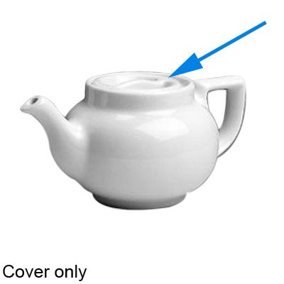 Hall&reg; China White Sunken Cover for Boston Teapot #11