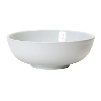 Tuxton&reg; Porcelain White 35 Oz. Menudo / Salad Bowl