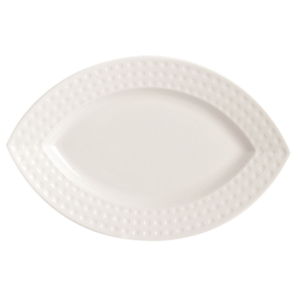 Chef&Sommelier Satinique Oval Tray, 9" x 6"