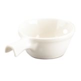 Diversified Ceramics 10 Oz White  Handled Onion Soup Bowl