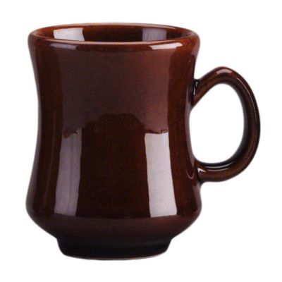 Diversified Ceramics Lennox Brown 8.5 oz Madrid Mug