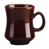 Diversified Ceramics Lennox Brown 8.5 oz Madrid Mug