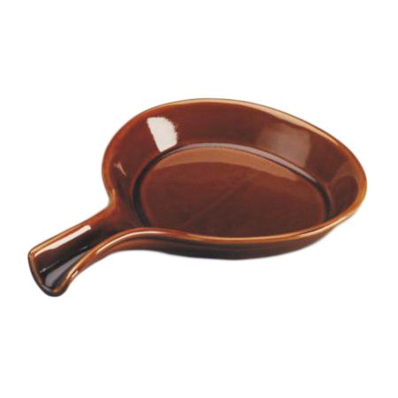 Diversified Ceramics Lennox Brown 18 oz Footed Fry Pan Server