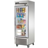 True&reg; T-Series Reach-In Freezer w/ 1-Glass Swing Door, 23 Cubic Ft