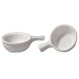 Diversified Ceramics 13 Oz White Handled Onion Soup Bowl