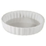 Diversified Ceramics White 16 oz Round Quiche/Creme Brulee Dish